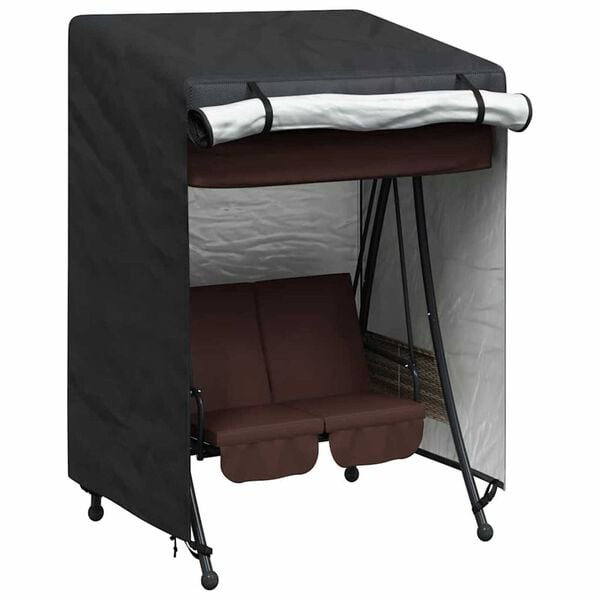 vidaXL Outdoor Swing Cover 47.24 x 35.43 x 61.02 in 600D Oxford Fabric