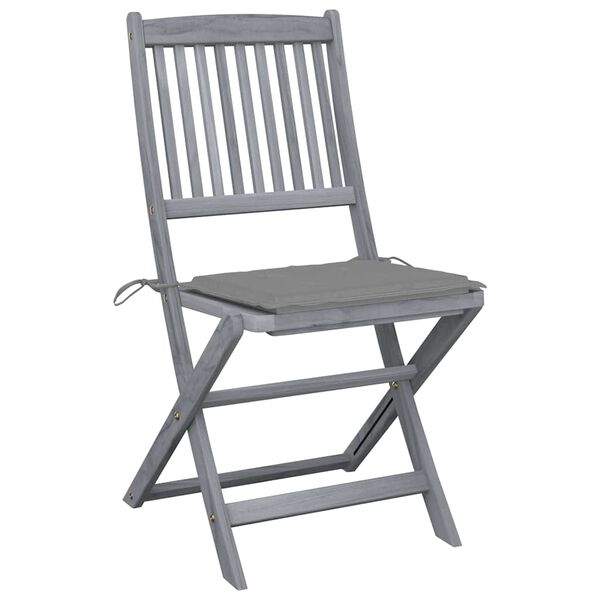 vidaXL Outdoor Chairs Set of 6 Grey