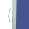 vidaXL Side Awning Blue, Grey Polyester, Powder-Coated Steel 67 x 118.1 in