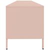 vidaXL TV Cabinet Pink Cold-rolled Steel Large TV Cabinet Rectangular