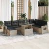 vidaXL Garden Sofa Set Light Grey