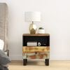 vidaXL Bedside Cabinet Mixed Colors Reclaimed Wood, Engineered Wood, Metal