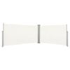 vidaXL Side Awning Cream