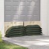 vidaXL Sandbags 25 pcs Dark Green 40.6"x9.8" HDPE
