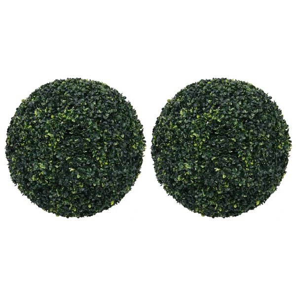 vidaXL Fake Boxwood Ball Mixed Green Polyethylene Large
