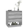 vidaXL Sideboard Grey Sonoma Engineered wood Medium Sideboard