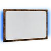 vidaXL Bathroom Mirror Sonoma oak Engineered wood, Glass