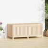 vidaXL Garden Storage Box Natural Wood Solid Pine Wood Large