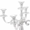 vidaXL Candle Holder Silver 15.35 x 15.35 x 23.62 in Aluminium