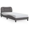 vidaXL Bed Frame Grey