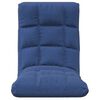 vidaXL Floor Chair Blue Fabric (100% polyester), metal, foam Medium