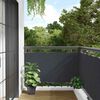 vidaXL Balcony Privacy Screen Anthracite 118.1x47.2" PVC