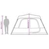 vidaXL Family Tent Dome 10-Person Green Quick Release