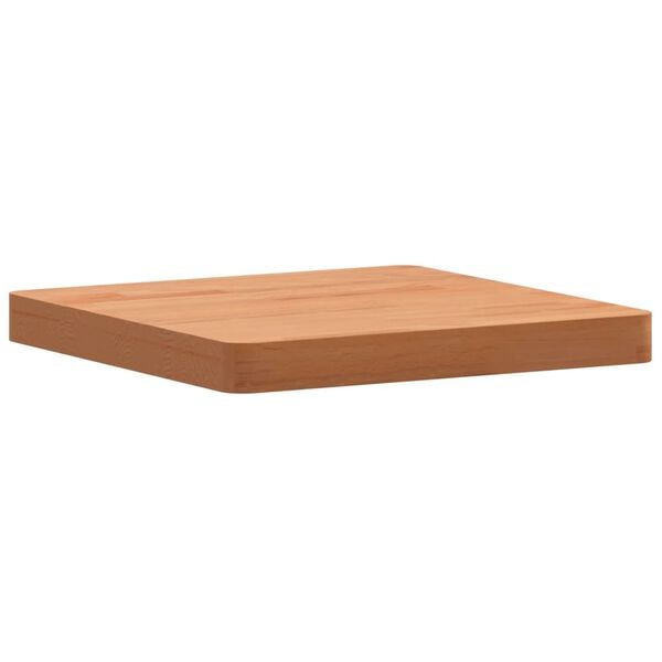 vidaXL Table Top Natural Beech Solid Beech Wood 15.7 x 15.7 in Durable