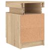 vidaXL Bedside Cabinet Set of 2 Sonoma Oak Engineered wood