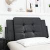 vidaXL Headboard Cushion Black