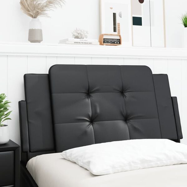 vidaXL Headboard Cushion Black