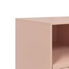 vidaXL TV Cabinet Pink Cold-rolled Steel Medium TV Cabinet Rectangular