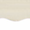 vidaXL Awning Cream Polyester 20 x 10 ft Retractable Awning