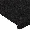 vidaXL Stair Mat Set of 30 Black