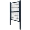 vidaXL Fence Gate Steel 39.4"x78.7" Anthracite