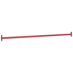 vidaXL Turning Bar Red Powder-coated steel 49.2 in long