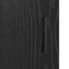 vidaXL Bathroom Cabinet with Drawer Black Oak 25.59 x 12.99 x 23.62 in