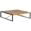 vidaXL Coffee Table Natural Rough Mango Wood Rough Mango Wood Large