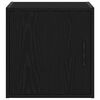 vidaXL Garage Wall Cabinet Black Engineered Wood