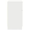 vidaXL Bedside Cabinet White Engineered wood Medium Bedside Cabinet