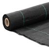 vidaXL Weed Membrane Black Polypropylene (PP) Large UV-resistant