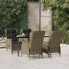 vidaXL Garden Dining Set Brown