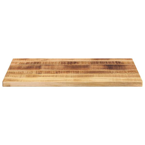 vidaXL Table Top Natural Solid rough mango wood 27.6x23.6x1.5 in Durable