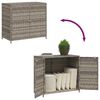 vidaXL Garden Storage Cabinet Grey