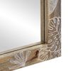 vidaXL Bathroom Mirror Natural Mango with White Paint