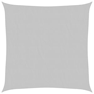 vidaXL Sun Shade Sail Light Grey 9.8x9.8' 100% Polyester Oxford