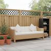 vidaXL Sofa Natural Natural rattan Large Removable Covers