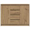 vidaXL Sideboard Artisan Oak Engineered Wood Standard size for a sideboard