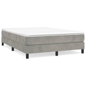 vidaXL Bed Frame Light Gray
