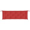 vidaXL Garden Bench Cushion Red Oxford fabric 59.1 x 19.7 x 2.8 in
