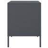vidaXL Bedside Cabinet Set of 2 Anthracite Steel Medium