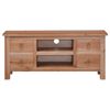 vidaXL TV Stand 39.4"x11.8"x17.7" Solid Wood Mahogany