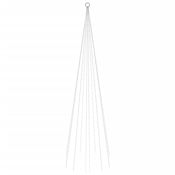 vidaXL Christmas Tree Multicolor Copper 118.1 in x 39.4 in