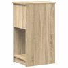 vidaXL Computer Tower Stand Sonoma Oak Engineered wood Compact