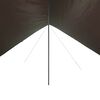 vidaXL Camping Tarp Brown 181.9x120.5x83.1" Waterproof