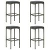 vidaXL Garden Bar Set Grey