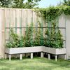 vidaXL Garden Planter White Polypropylene Large Durable Garden Planter