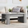vidaXL Coffee Table Gray Sonoma Engineered wood Coffee Table Rectangular
