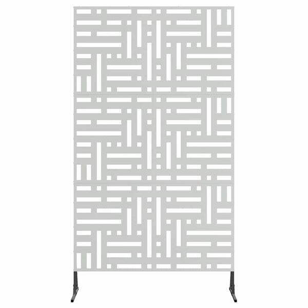 vidaXL Privacy Screen Grey 39.37 x 19.69 x 70.87 in Steel