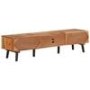 vidaXL TV Cabinet Natural wood Solid acacia wood Storage TV Cabinet